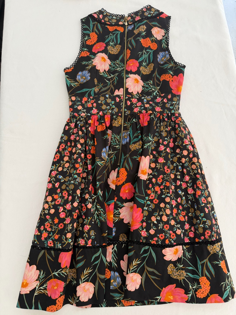 Kate Spade New York Mixed Blossom Fit & Flare Dress - Picture 3 of 8